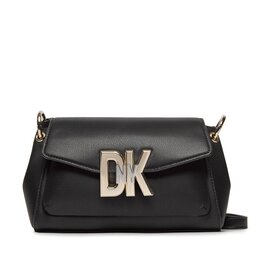 DKNY Handväska DKNY Downtown Crossbody R33EKY86 Blk/Gold BGD