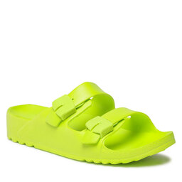 Scholl Klapki Scholl F26924 BAHIA MED 1034 Green