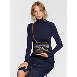 PINKO Handtasche Pinko Love Mini Puff Cl PE 23 PLTT 100039 A0F2 Schwarz