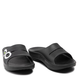 

Шльопанці OOfos Ooahh Sport Intl Last Black/White, Чорний