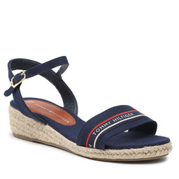 Tommy Hilfiger Espadrilles Tommy Hilfiger Rope Wedge Sandal T3A7-32777-0048 S Blue 800