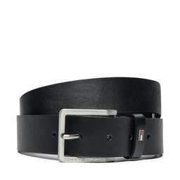 Tommy Hilfiger Pánský pásek Tommy Hilfiger Oliver Adj 3.5 AM0AM13020 Černá