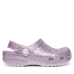 Crocs Шльопанці Crocs Classic Chunky Glitter Clog K 211939 Фіолетовий