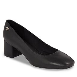 Tommy Hilfiger Półbuty Tommy Hilfiger Essential Midheel Blocky Pump FW0FW07619 Black BDS