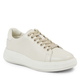 Calvin Klein Сникърси Calvin Klein Raised Cupsole Lace Up HW0HW01668 Dk Ecru ACG