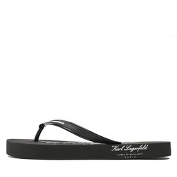 

В'єтнамки KARL LAGERFELD KL71007 Black Rubber, Чорний