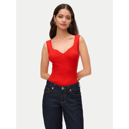 Vero Moda Vero Moda Marškinėliai Willow 10326450 Raudona Slim Fit
