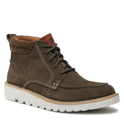 Clarks Μποτίνια Clarks Barnes Mid 261673137 Dark Grey Suede