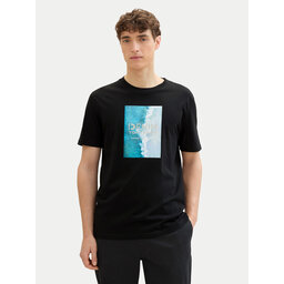 Tom Tailor Denim Tom Tailor Denim Camiseta 1042045 Negro Regular Fit
