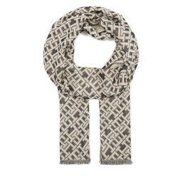 Tommy Hilfiger Sál Tommy Hilfiger Th Contemporary Mono Cb Scarf AW0AW15794 Fekete