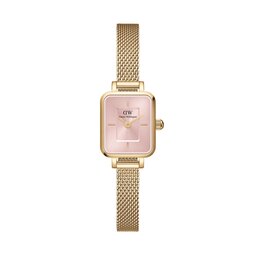 Daniel Wellington Часовник Daniel Wellington Quadro Mini Evergold DW00100655 Rose Gold/Rose Gold