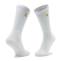 

Високі чоловічі шкарпетки Carhartt WIP Chase I029421 White/Gold, Білий
