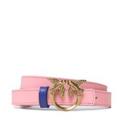 Pinko Cinturón para mujer Pinko Love Berry H2 Double Belt PE 23 PLT01 100870 A0F1 Rosa/Azzur