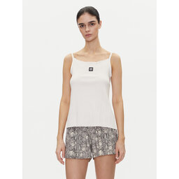 HUGO HUGO Felső Rib_Vest 50540056 Ekru Regular Fit