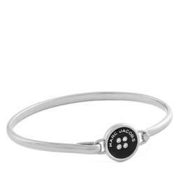 Marc Jacobs Narukvica Marc Jacobs The Button Hinge Bracelet 2R4JBR001J34 Srebrna