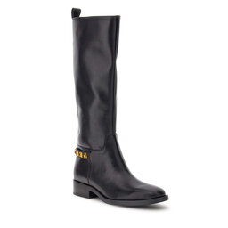 Guess Kozačky ve vojenském stylu Guess FL8BYO LEA11 BLACK