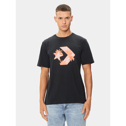 Converse Converse T-Shirt M Festival Star Chev Tee 10026417-A01 Μαύρο Regular Fit