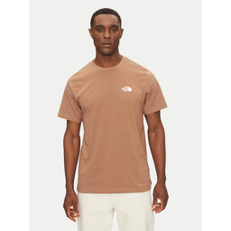 The North Face The North Face Póló Simple Dome NF0A87NG Barna Regular Fit