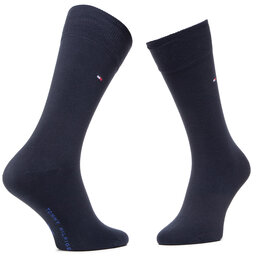 

Набір 2 пар високих чоловічих шкарпеток Tommy Hilfiger 342021001 Blue 054, Cиній