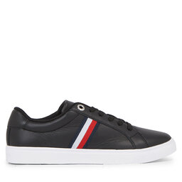

Снікерcи Tommy Hilfiger Essential Stripes Court Sneaker FW0FW07449 Black BDS, Чорний