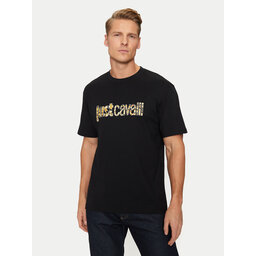 Just Cavalli Just Cavalli T-Shirt 77OAHE25 Μαύρο Regular Fit