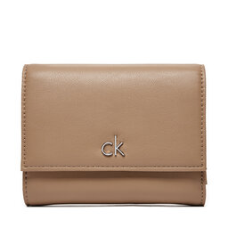 Calvin Klein Portafoglio piccolo da donna Calvin Klein Ck Daily Medium Trifold_Pbl K60K612851 Beige