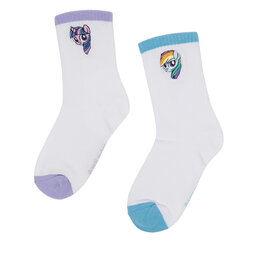 My Little Pony Довгі шкарпетки My Little Pony CEO-ACCCS-SS26-309MLP(2-PACK) Білий