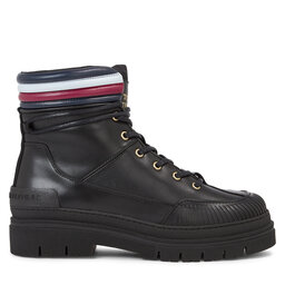 Tommy Hilfiger Botas Tommy Hilfiger Corporate Feminine Outdoor Boot FW0FW07501 Negro