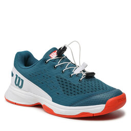 Wilson Skor Wilson Rush Pro Jr 4.0 Ql WRS329050 Blue Coral/Wht/Feista