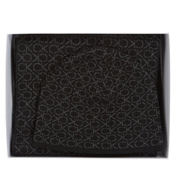 

Набір Шарф і Шапка Calvin Klein Gs Monogram Scarf+Beanie K50K511026 Black Classic Mono 01H, Чорний