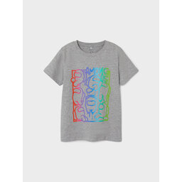 NAME IT NAME IT Marškinėliai AMONGUS Jish 13225980 Pilka Regular Fit