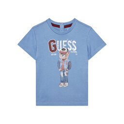 Guess Guess Majica N5YI22 K8HM4 Modra Regular Fit