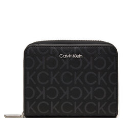Calvin Klein Portofel Mic de Damă Calvin Klein Around Mono K60K612433 Negru