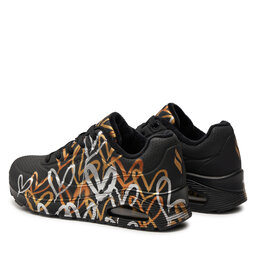 

Снікерcи Skechers Metallic Love 155523/BKGD Black/Gold, Чорний