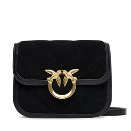 PINKO Handtasche PINKO Love Box Bag Fl Mini AI 25-26 PLTT 104297 A2JH Schwarz