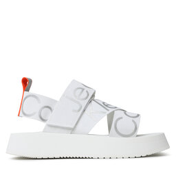 

Босоніжки Calvin Klein Jeans Prefersato Sandal Webb YW0YW01071 Bright White/Reflective Silver, Білий