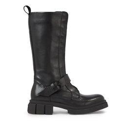 Tommy Hilfiger Botas altas Tommy Hilfiger Cool Monochromatic Bikerboot FW0FW07338 Negro