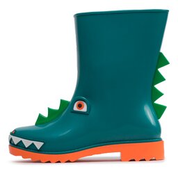 

Гумові чоботи Melissa Mini Melissa Rain Boot + Fabul 33677 Orange/Green AF028, Зелений