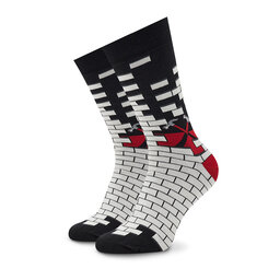 Stereo Socks Κάλτσες Ψηλές Unisex Stereo Socks Bricks Hammers Λευκό