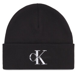 Calvin Klein Jeans Čepice Calvin Klein Jeans Monologo Embro Beanie K60K611254 Black BDS