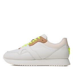 

Снікерcи Calvin Klein Jeans Retro Runner Fluo Contrast YM0YM00619 White/Ancient White 0LA, Білий