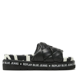 

Шльопанці Replay Muddy Braid S GWF81 .000.C0028S Black 0003, Чорний