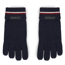 Tommy Hilfiger Herrenhandschuhe Tommy Hilfiger Corporate Knit Gloves AM0AM11488 Space Blue DW6