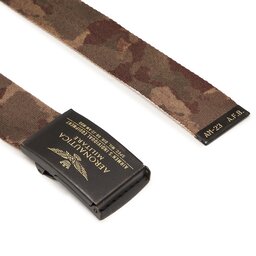 

Чоловічий ремінь Aeronautica Militare 222CI288CT3053 Camouflage Pilot 94312, Зелений