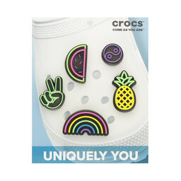 Crocs Cipő dekoráció Crocs Jibbitz New Led Fun 5 Pack 10009515 Színes