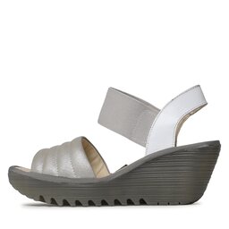 

Босоніжки Fly London Yikofly P501414001 Silver/Off White, Срібний