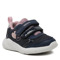 Geox Sneakers Geox B Sprintye Girl B354TC 01454 CF4A8 M Navy/Old Rose