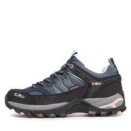 

Трекінгові черевики CMP Rigel Low Wmn Trekking Shoe Wp 3Q54456 Asphalt/Antracite/Rose 53UG, Cиній