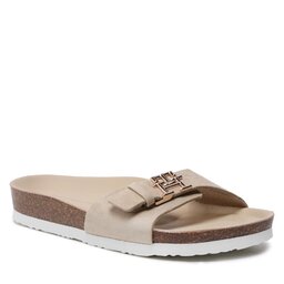 Tommy Hilfiger Šľapky Tommy Hilfiger Th Mule Sandal Suede FW0FW07071 Sandalwood RBT