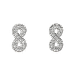 Fossil Naušnice Fossil Sterling JFS00634040 Stříbrná
